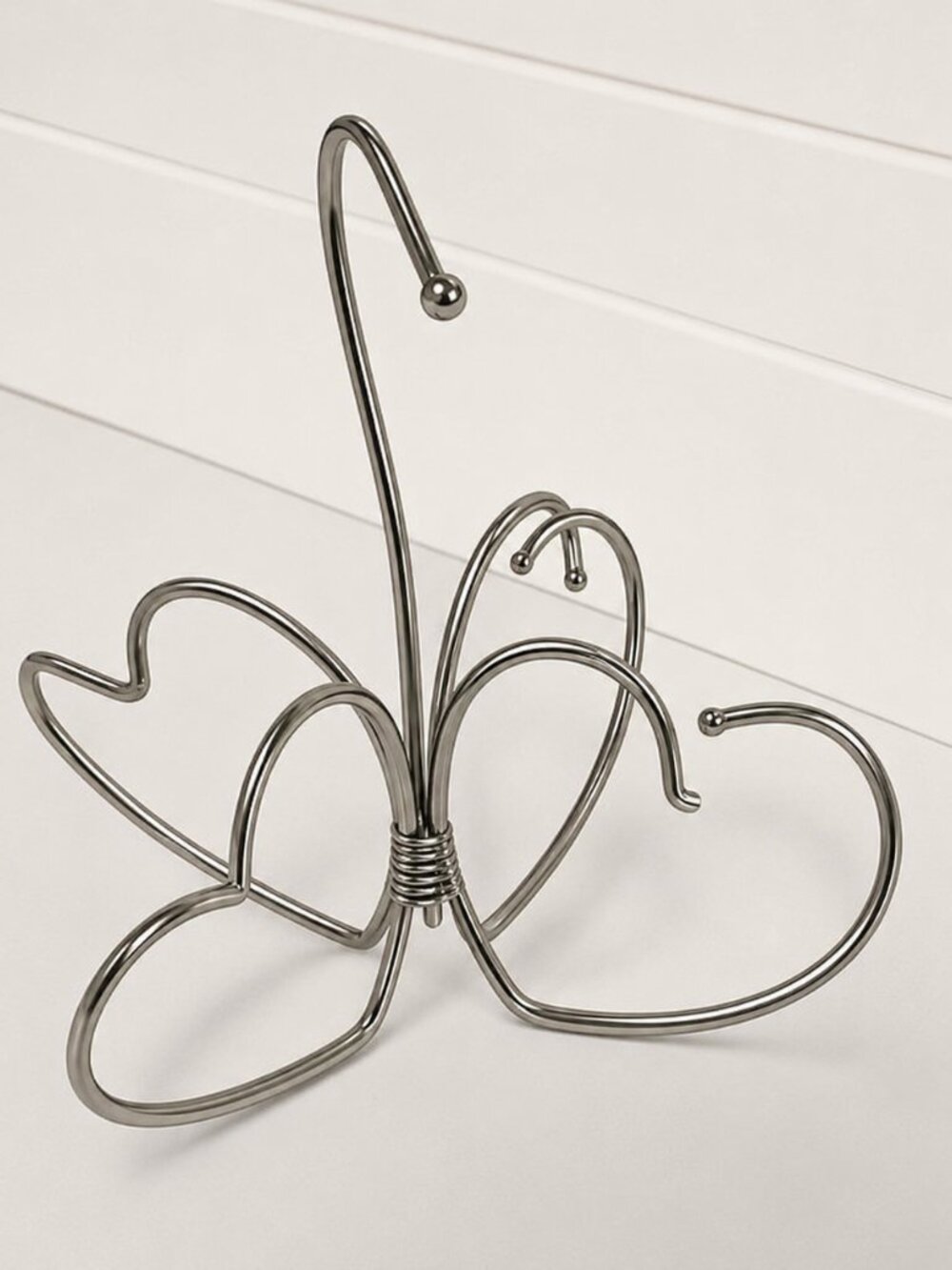 Heart-Shaped organizer  Holder - Silver